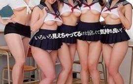 Big-tittied Japanese schoolgirl enjoys oral sex and hot fucking