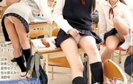 Sweet Japanese schoolgirl in a mini skirt spreads legs for pounding